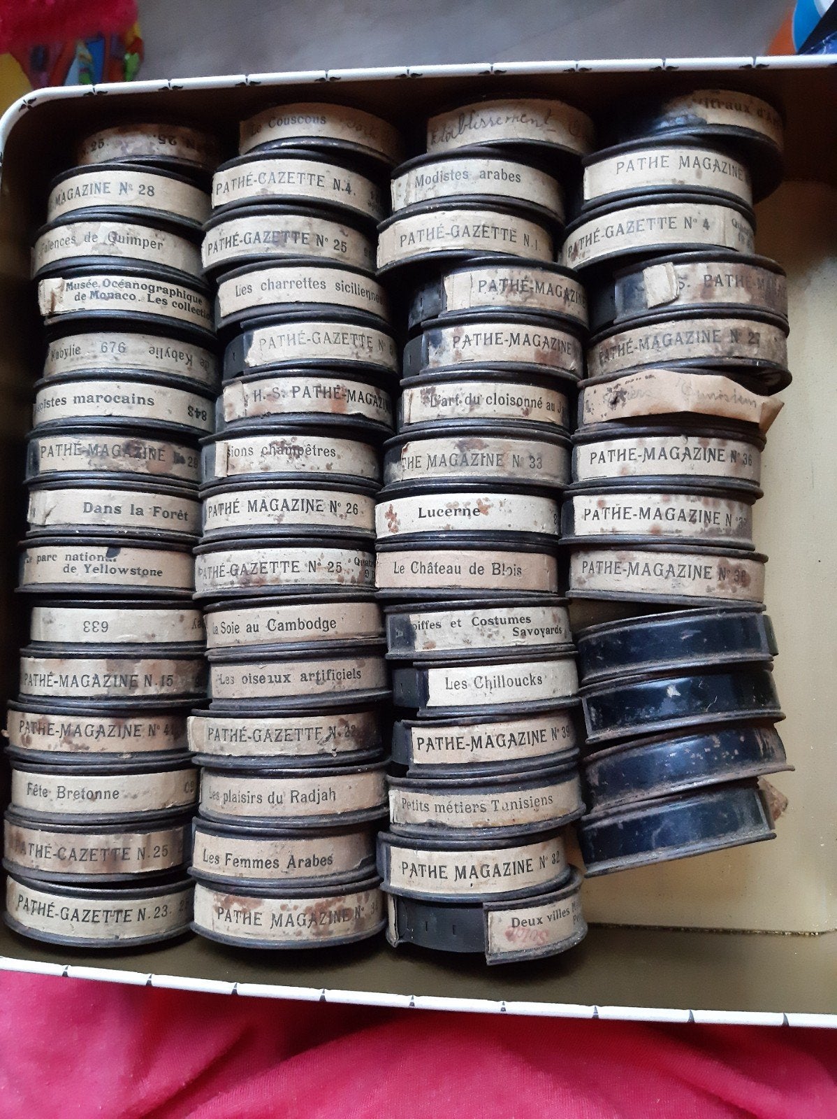 Pathé Baby 9,5mm filmspoelen, Audio, Tv en Foto, Filmrollen, Ophalen of Verzenden