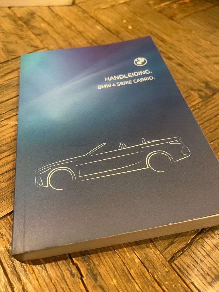 Nieuwe handleiding BMW 4 cabrio G23 in het Nederlands, Verzenden