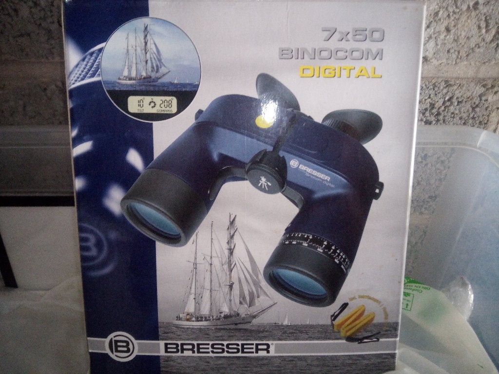BRESSER Verrekijker Binocom 7x50 DCS ( NOOIT GEBRUIKT ), Enlèvement ou Envoi, Neuf, Autres types