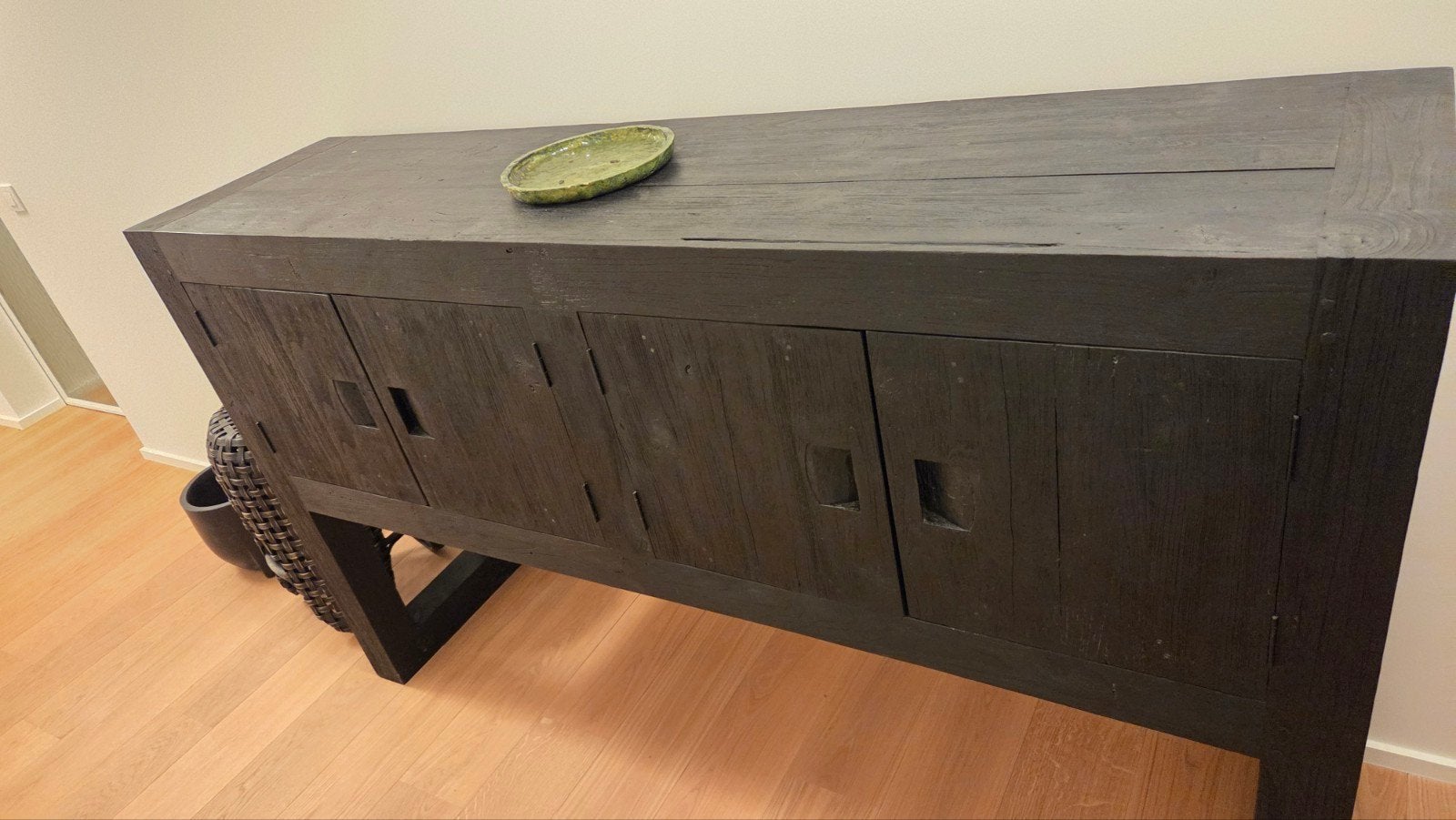 Kast Zwarte Teak, Huis en Inrichting, Kasten | Dressoirs, Ophalen