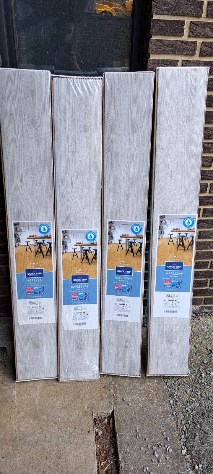 4 paquets neufs de parquet stratifié Quick-Step Impressive (, Enlèvement, Parquet