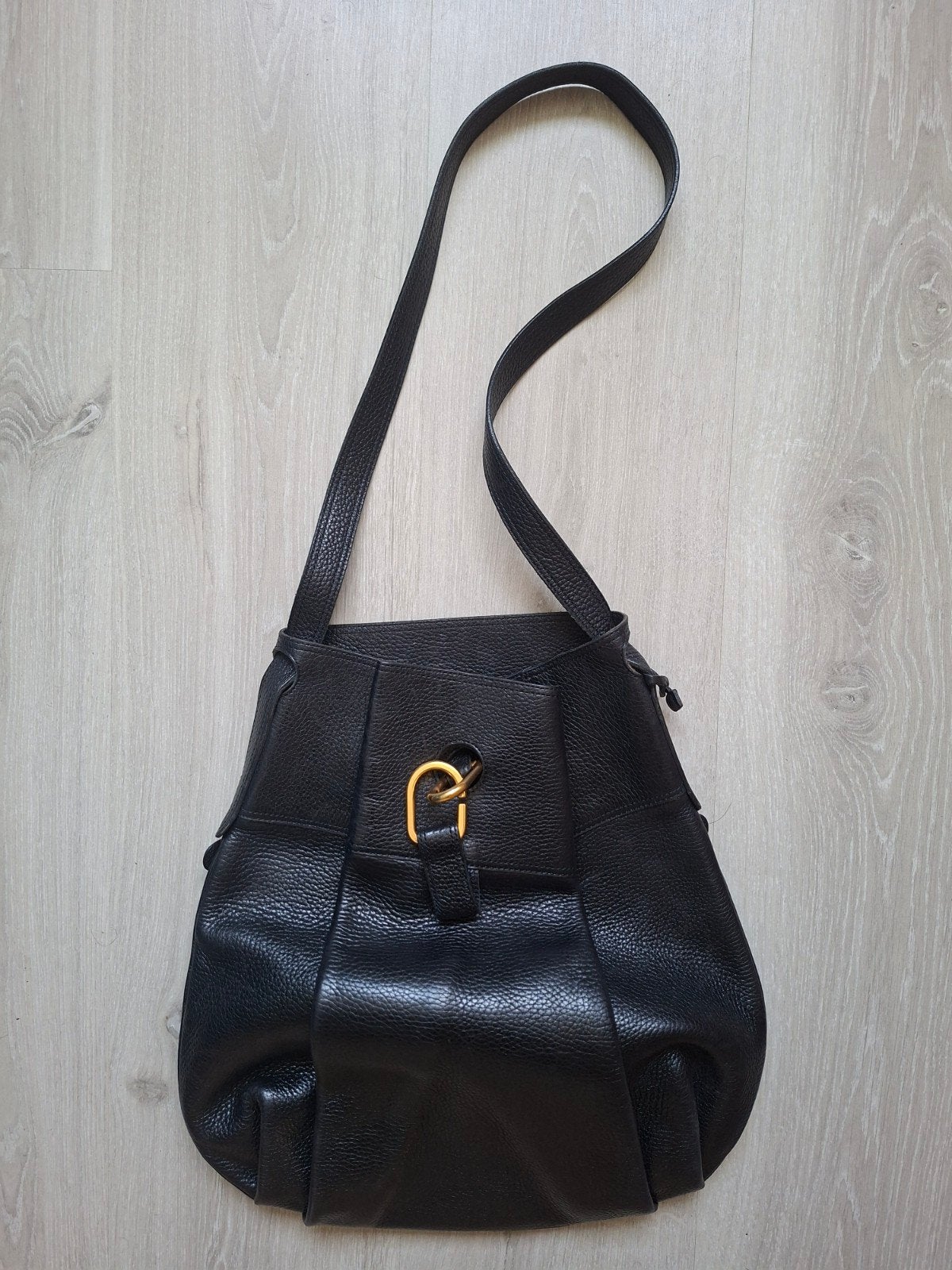 Delvaux vintage handtas, Ophalen of Verzenden, Zwart, Leer