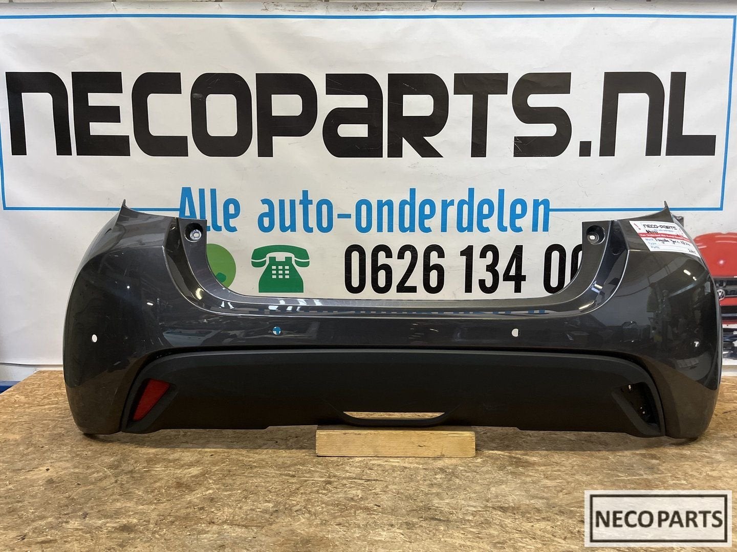 TOYOTA YARIS XP210 ACHTERBUMPER BUMPER 4 PDC ORIGINEEL, -, Toyota, Utilisé, -