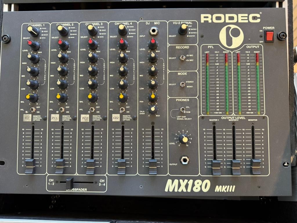 Rodec MX180 MK III, Musique & Instruments, Enlèvement, Comme neuf, 5 à 10 canaux, Entrée micro
