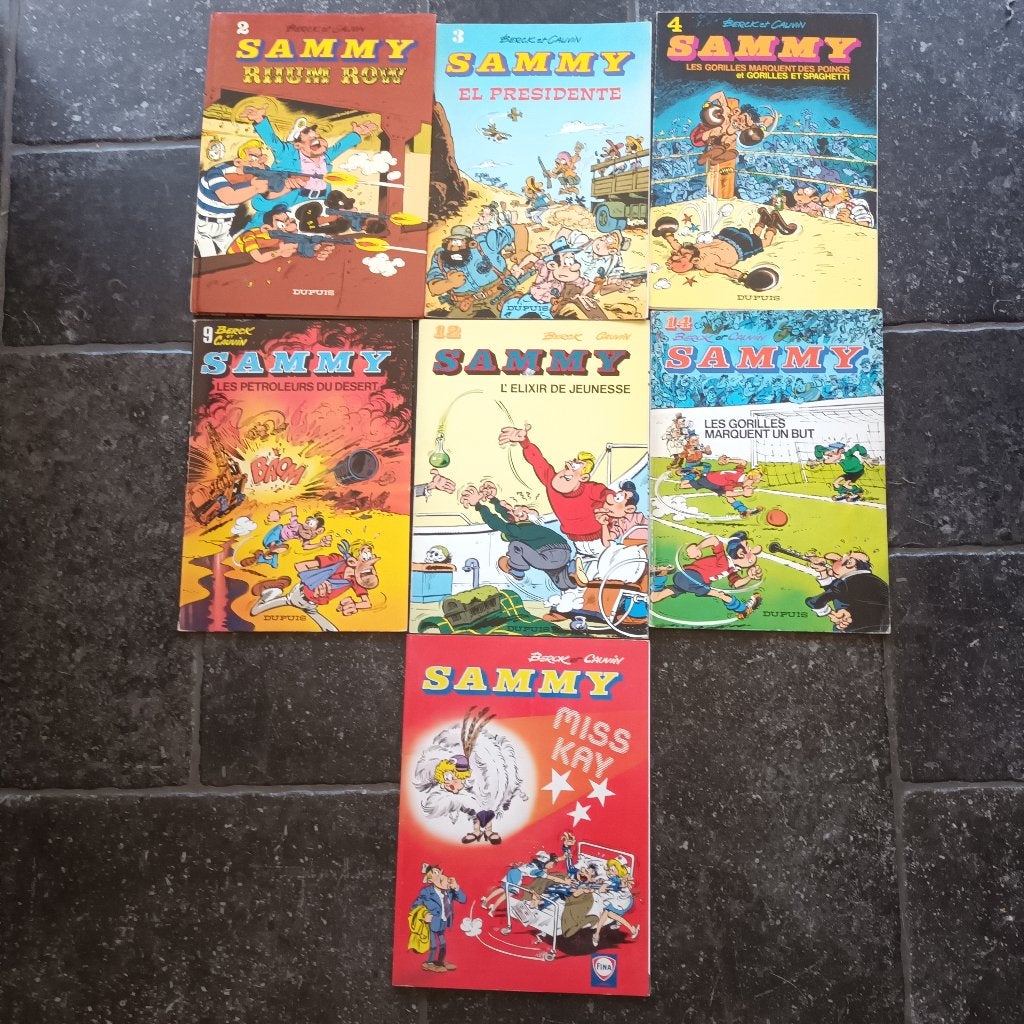BD Sammy 6 tomes, Livres, Plusieurs BD, Enlèvement ou Envoi, Utilisé, Berck / Cauvin