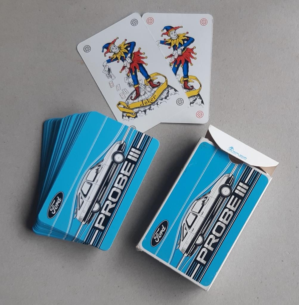SPEELKAARTEN AUTO MERK FORD  PROBE III, Enlèvement ou Envoi, Carte(s) à jouer