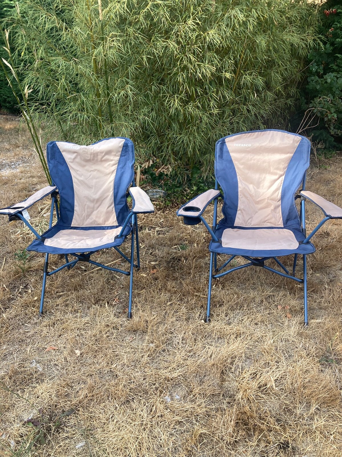 2 stuks 20€, Ophalen, Gebruikt, Campingstoel