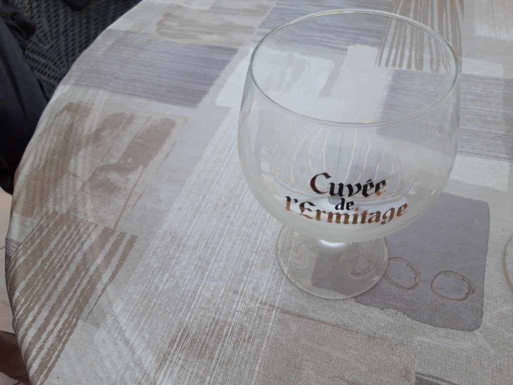 6 bierglazen cuvée de l'ermitage, Enlèvement ou Envoi, Neuf, Verre à bière