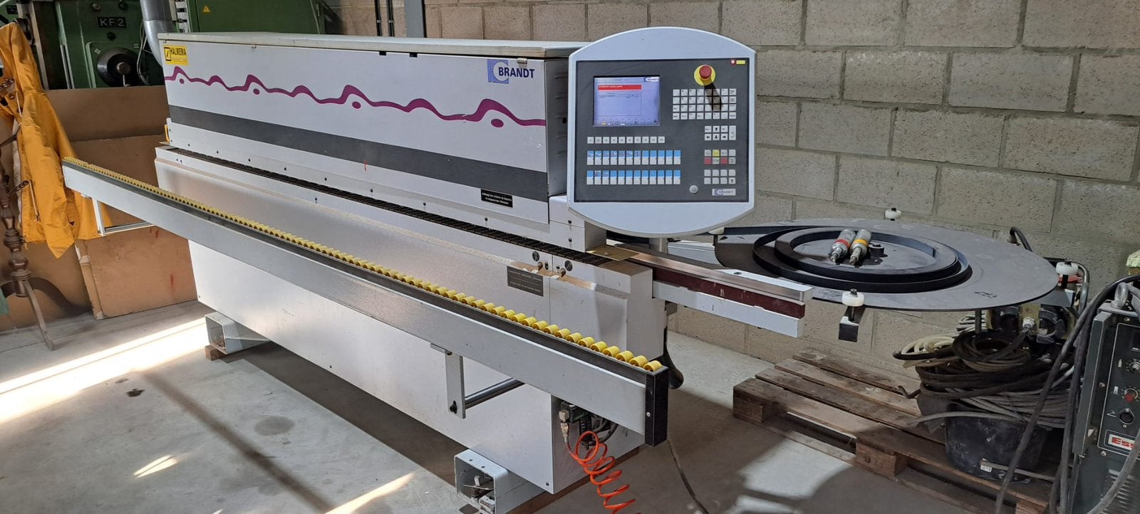 Brandt Optimat KD56C kantenlijmer, Ophalen, Gebruikt