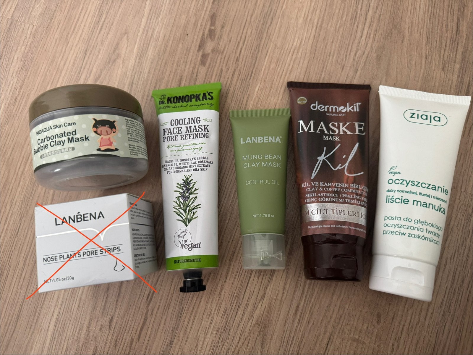 Nouveaux masques et peelings pour le visage -Le tout pour 5€, Enlèvement ou Envoi, Comme neuf, Nettoyage