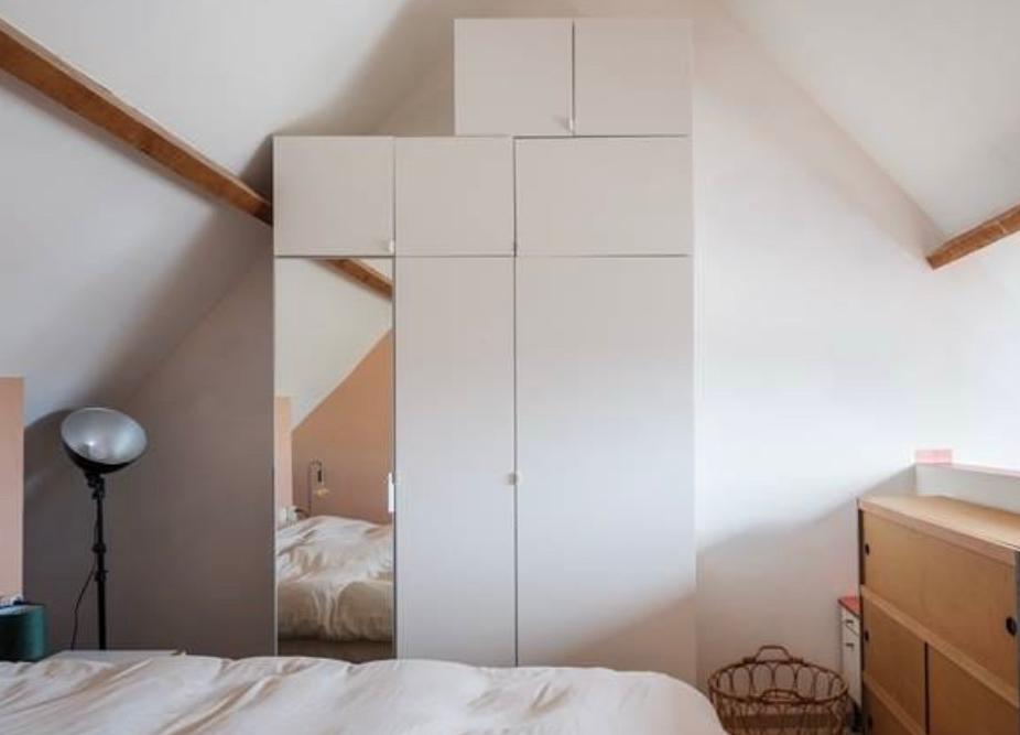 Kleerkast met spiegeldeur, Huis en Inrichting, Ophalen, Zo goed als nieuw