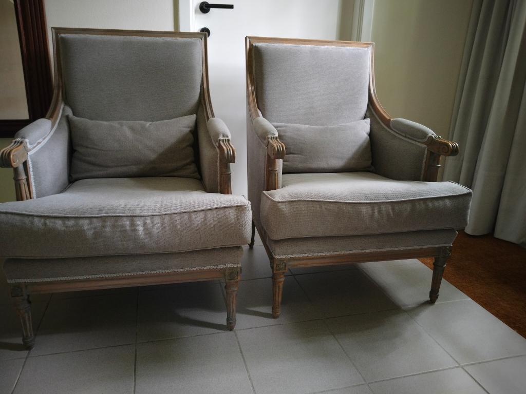 Landelijke fauteuils, Huis en Inrichting, Fauteuils, Ophalen, Nieuw, Stof
