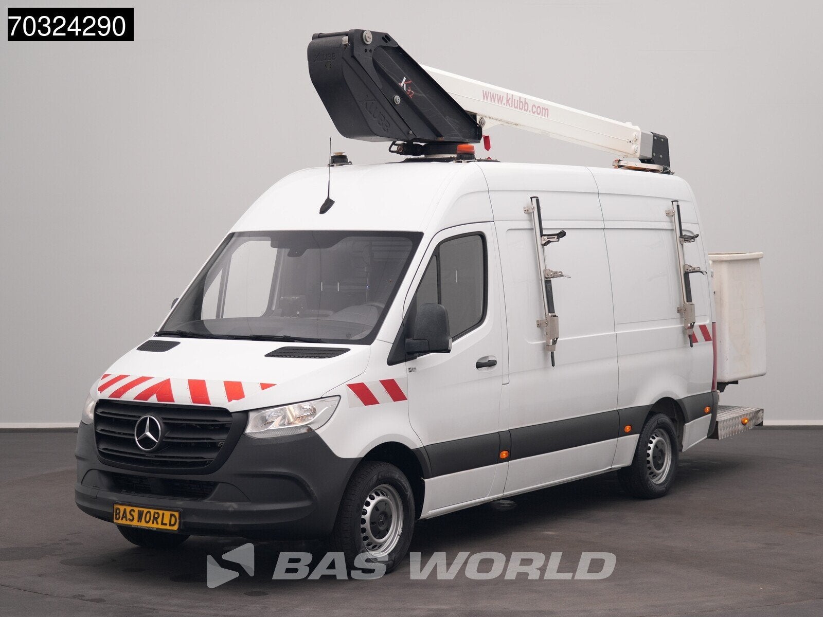 Mercedes Sprinter 314 CDI Hoogwerker 11m Werkhoogte Trekhaak, Auto's, Start-stop-systeem, Stof, Gebruikt, Euro 6