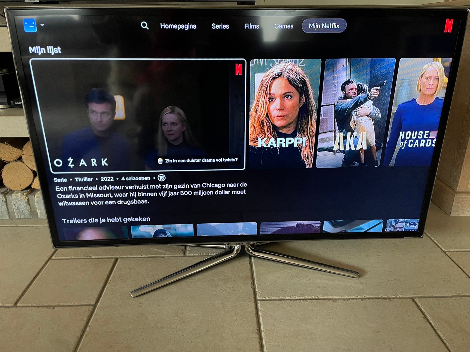 Samsung tv 46 inch, Ophalen, Zo goed als nieuw, Samsung