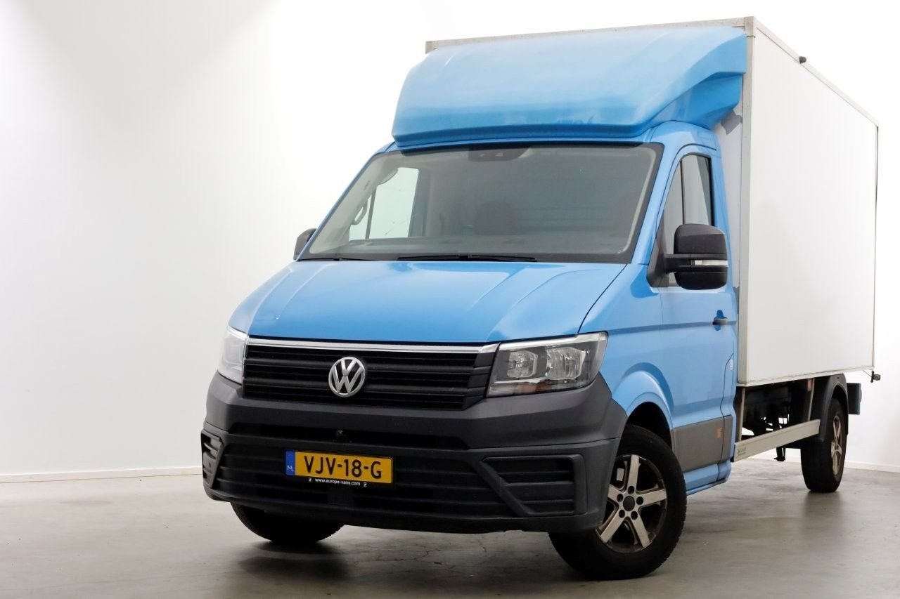 Volkswagen Crafter 35 2.0 TDI E6 Bakwagen met achterdeuren 2, Auto's, ABS, Blauw, Bedrijf, 277 g/km