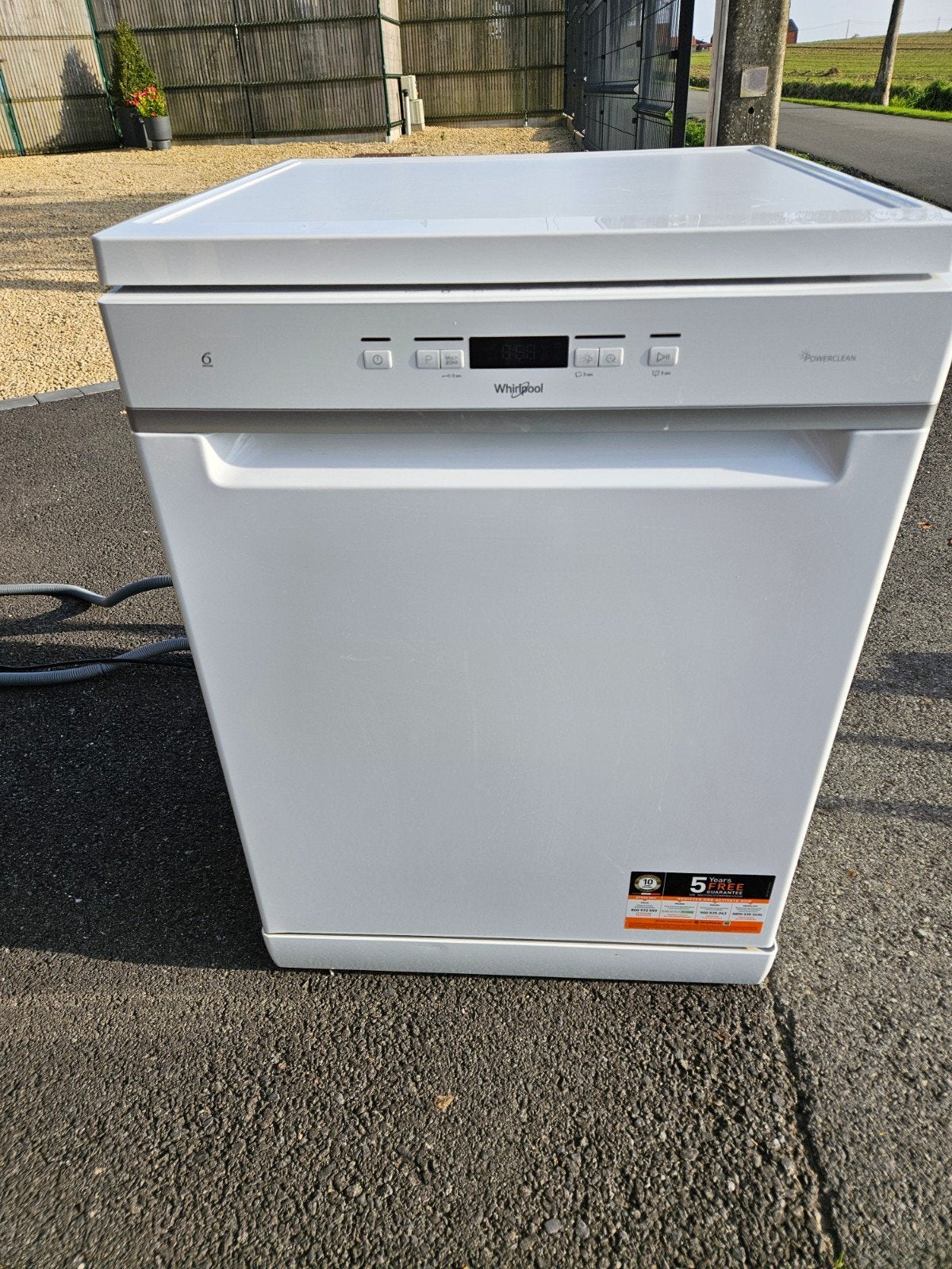 vaatwasmachine whirlpool, Elektronische apparatuur, Ophalen, Zo goed als nieuw, Vrijstaand, Eco programma
