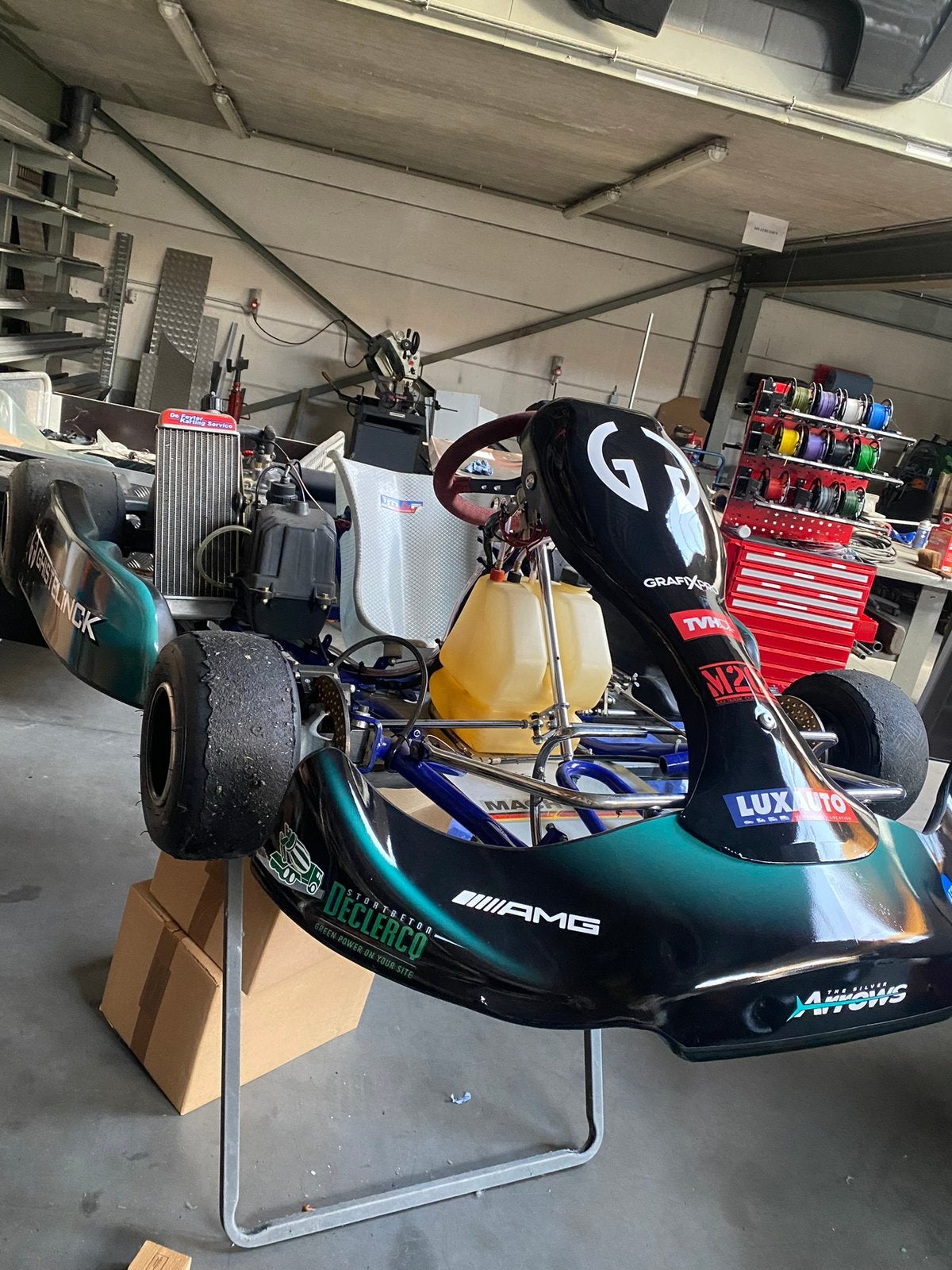 Rotax max senior, Ophalen, Zo goed als nieuw, Kart