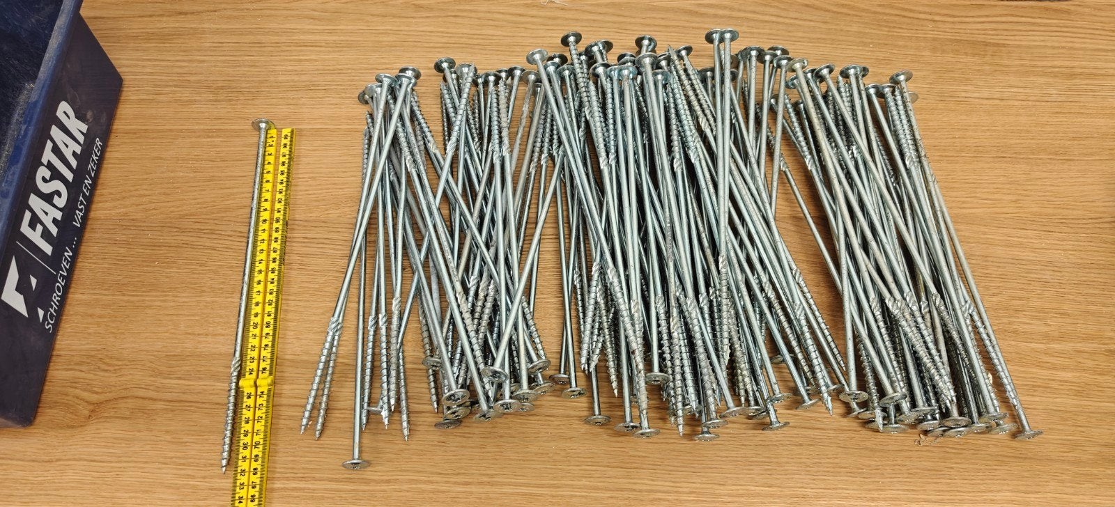 147tellerkop schroeven 6.0x320, Bricolage & Construction, Enlèvement ou Envoi, Comme neuf, 250 mm ou plus, Vis