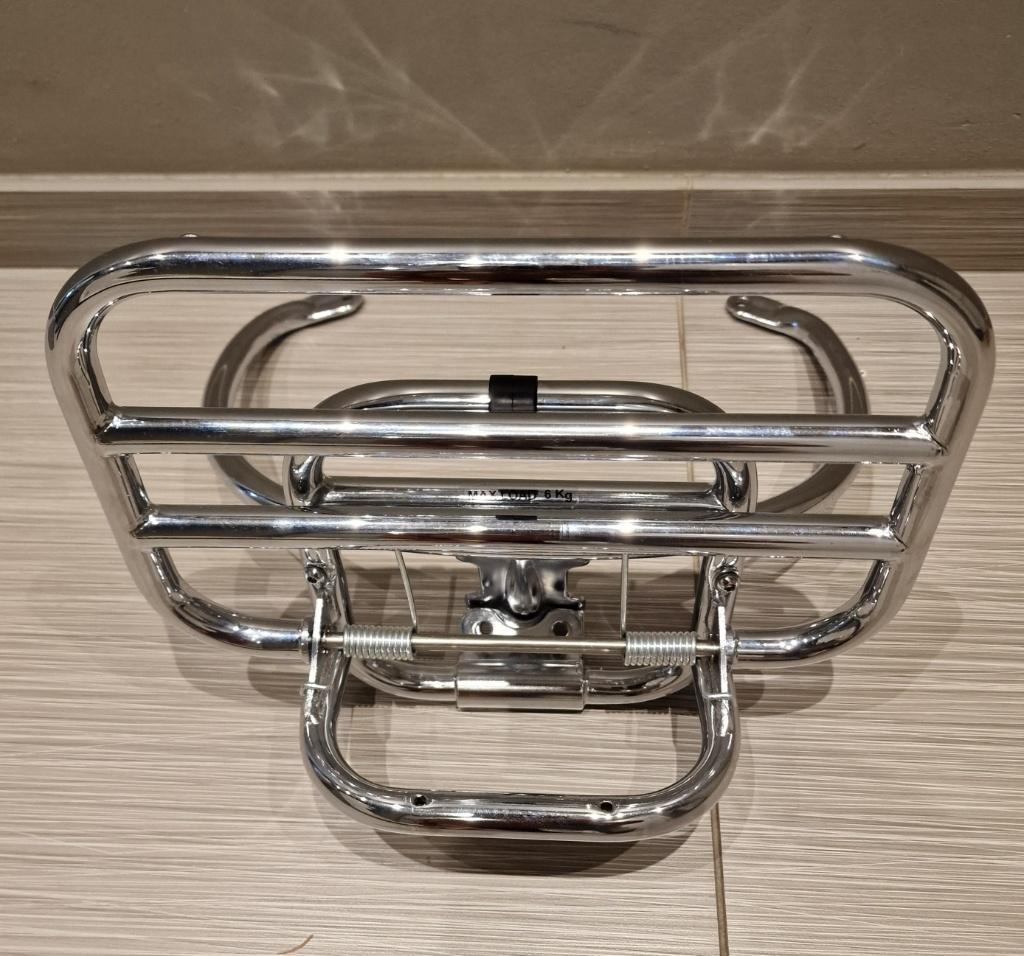 Porte-bagages pliable chromé Vespa GTS/GT/GTV, Motos, Enlèvement ou Envoi, Neuf