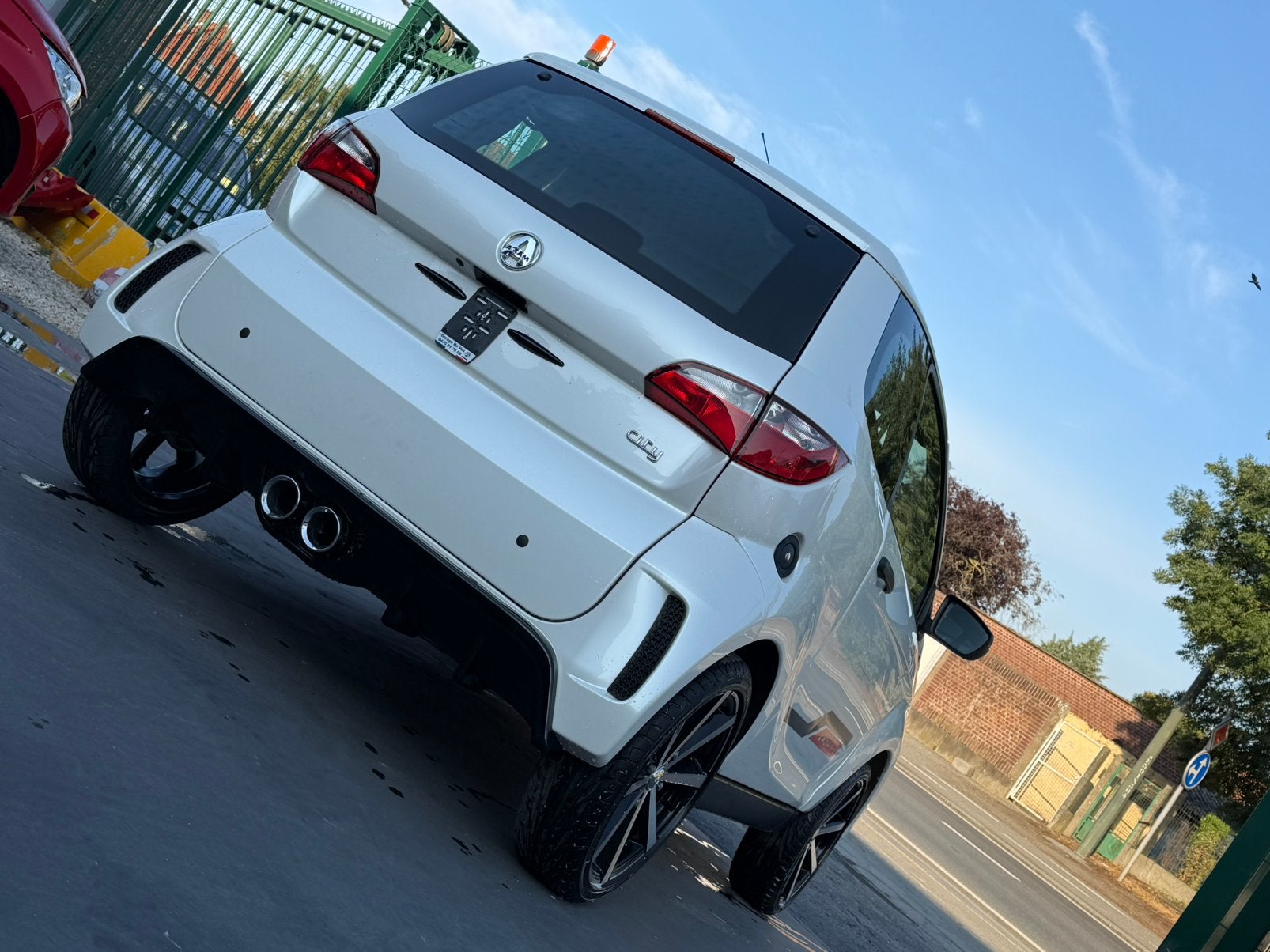 aixam city s bj 2024 met slechts 4000km, Auto's, Aixam, Wit, Leder, Diesel, 6 kW