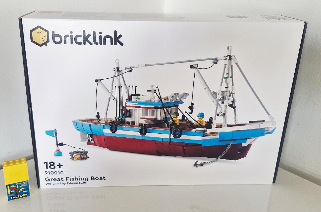 Lego 910010 Bricklink Grand bateau de pêche (rare), Neuf, Non ouvert/scellé, Lego, Ensemble complet