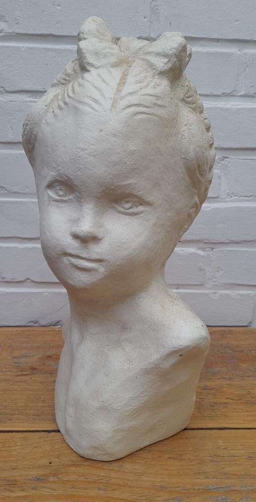Gipsen kinderhoofdje, Antiek en Kunst, Ophalen