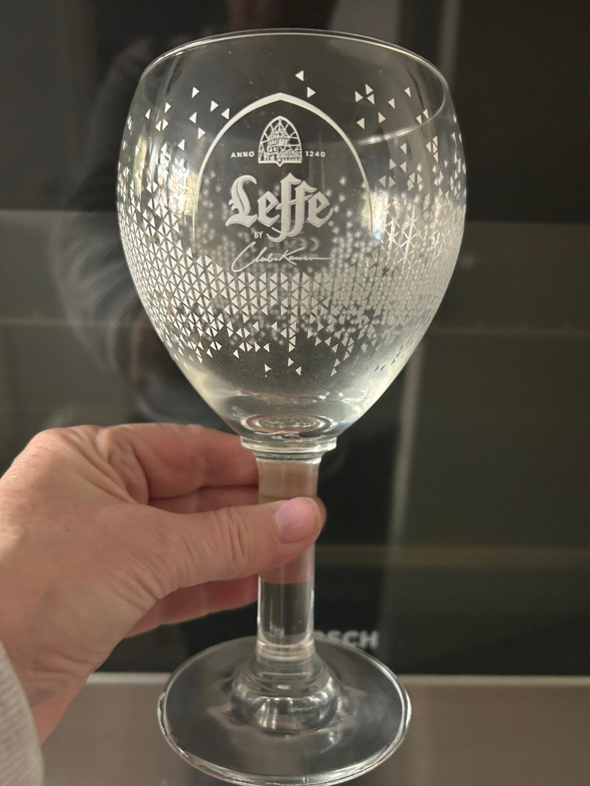 Verre à bière Leffe 33cl édition spéciale Charles Kaisin, Enlèvement, Neuf, Verre à bière