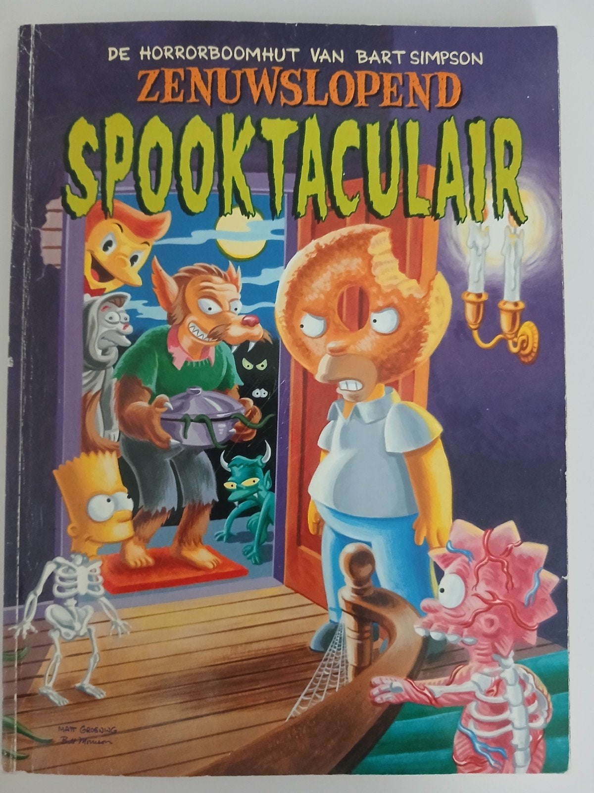 The Simpsons Spooktaculair strip, Boeken, Eén stripboek, Ophalen, Gelezen