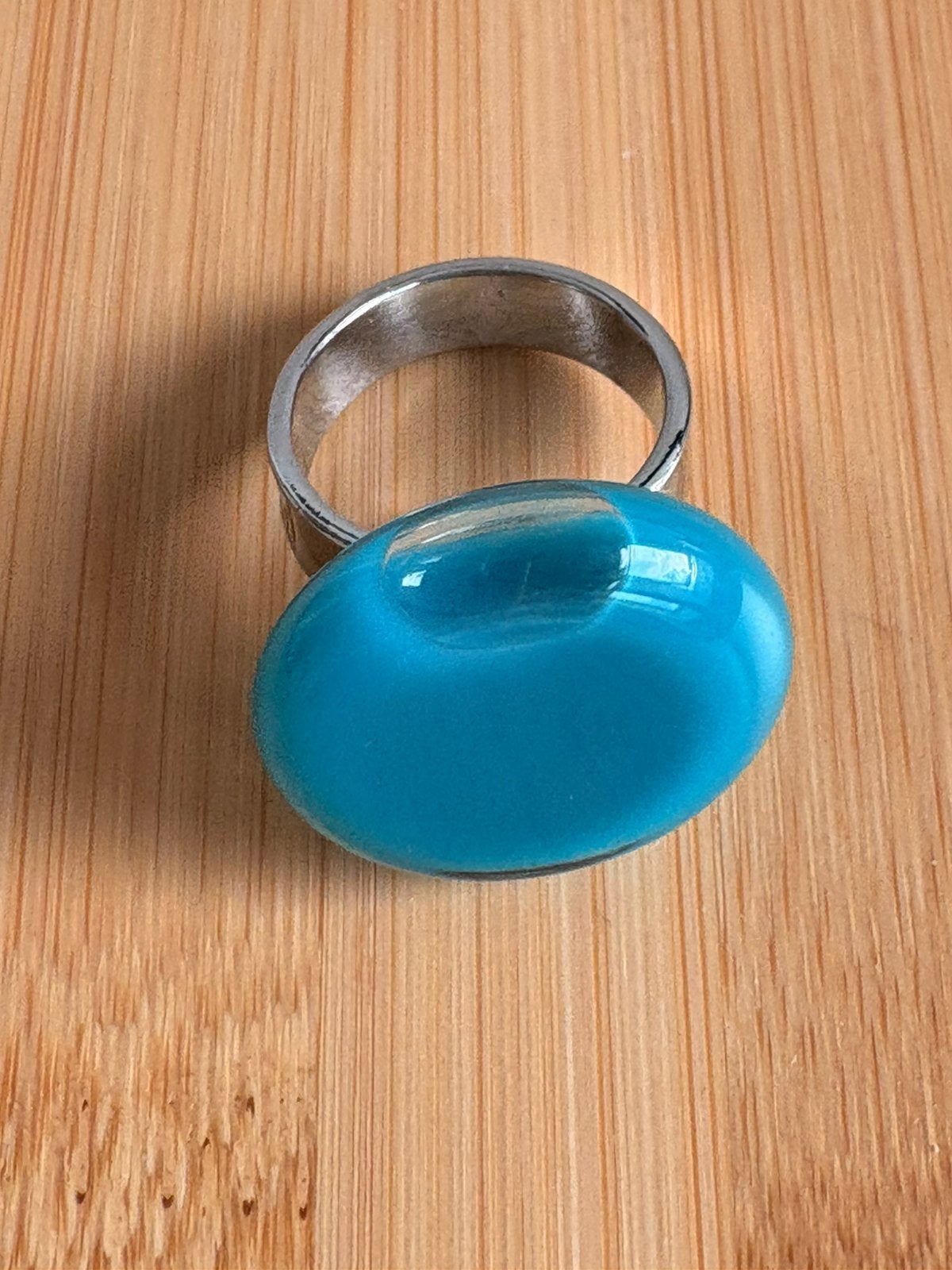 Pylône bague turquoise, Bijoux, Sacs & Beauté, Bagues, Enlèvement ou Envoi, Autres couleurs, Fer ou Acier, Utilisé