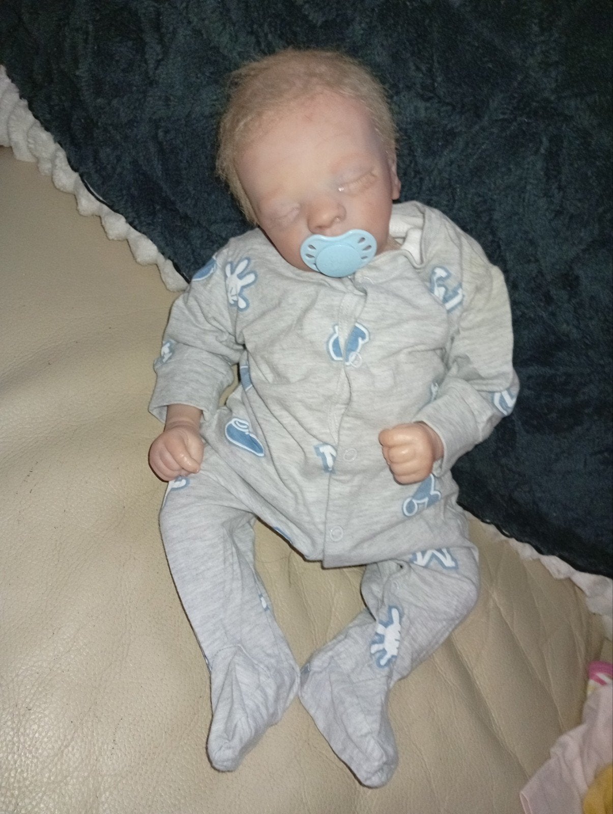 Leif asleep met certificaat, Verzamelen, Poppen, Ophalen, Pop, Levensecht of Reborn