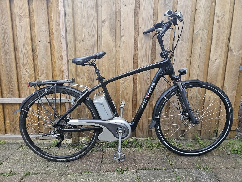 Prachtige Flyer K-Tour elektrische fiets Carbon frame 555wh, Enlèvement