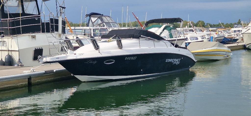 Starcraft 2650 Express, Watersport en Boten, Speedboten, Ophalen, Gebruikt, Binnenboordmotor, 200 pk of meer