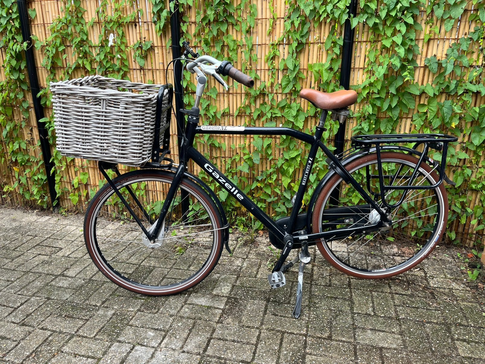Transport fiets met bakkersmand, Ophalen, Gebruikt, Versnellingen, 57 tot 61 cm