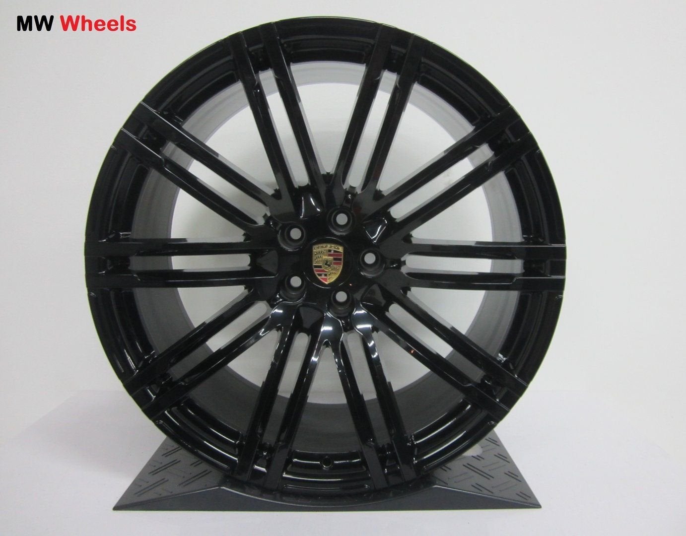 Originele Porsche Cayenne Turbo III 21 inch velgen HG zwart, Gebruikt, Velg(en), -, -