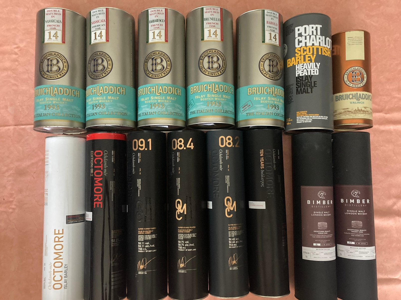 Blikken, kokers Whiskey, Verzamelen, Ophalen, Zo goed als nieuw, Overige