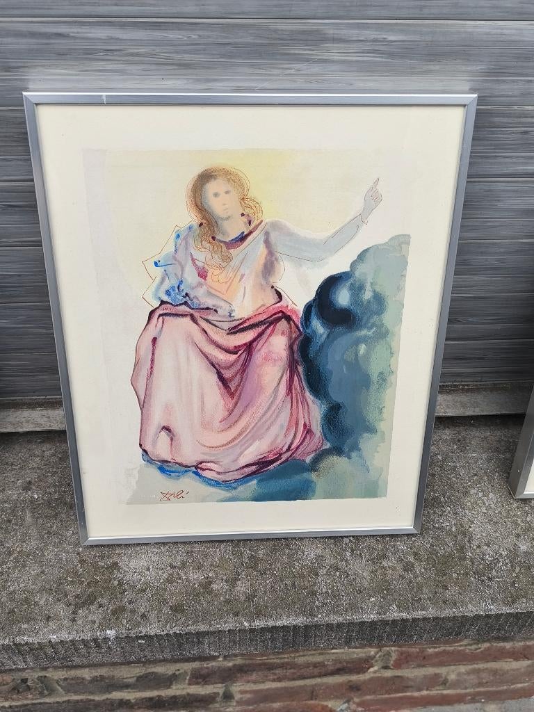 Lithographie signe Salvador Dali, Ophalen of Verzenden