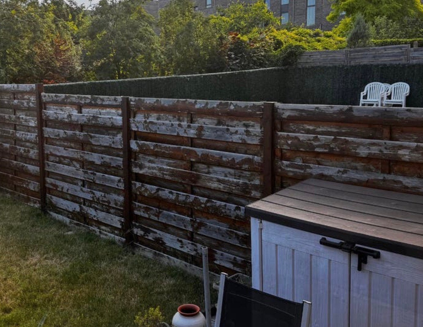 Houten Douglas panelen, Tuin en Terras, Terrasdelen en Vlonders, Ophalen, Zo goed als nieuw