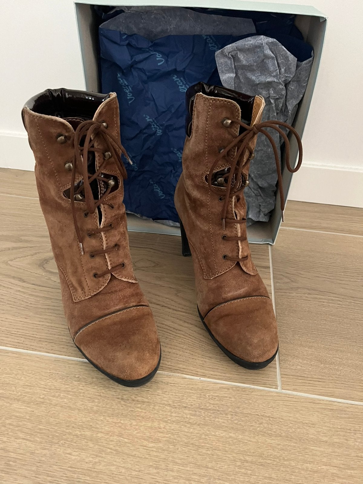 Prachtige schoenen Voltan maat 38,5, Enlèvement ou Envoi, Brun