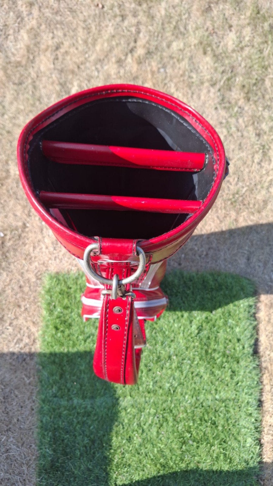 Vintage Spalding golftas' jaren 70, Sport en Fitness, Golf, Ophalen, Gebruikt, Tas, Overige merken