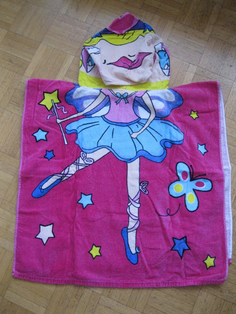 Exsuis poncho-fee, Kinderen en Baby's, Kinderkleding | Kinder-zwemkleding, Maat 116, Meisje, Ophalen of Verzenden, Zo goed als nieuw