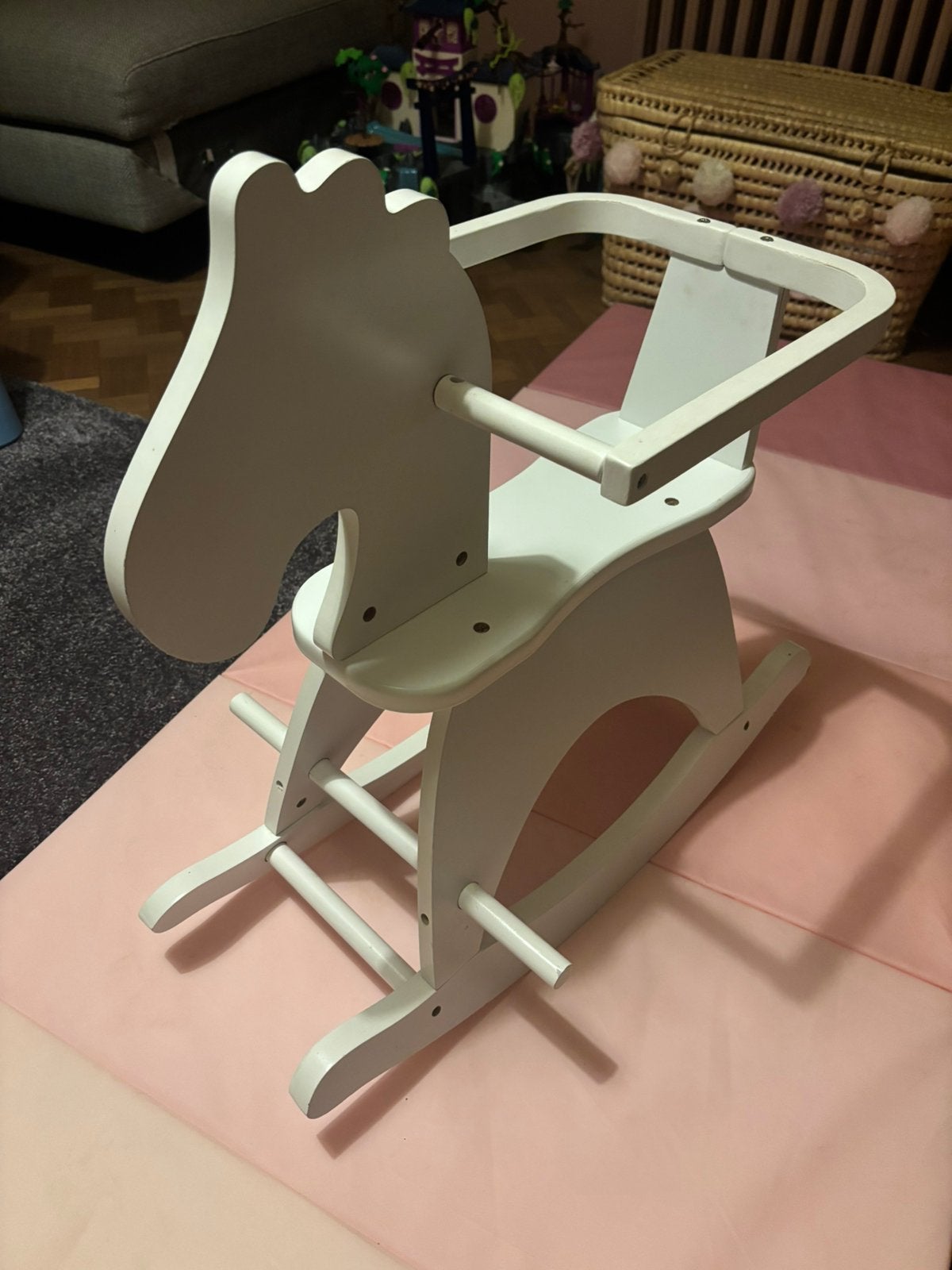 Cheval à bascule, Enlèvement, Comme neuf