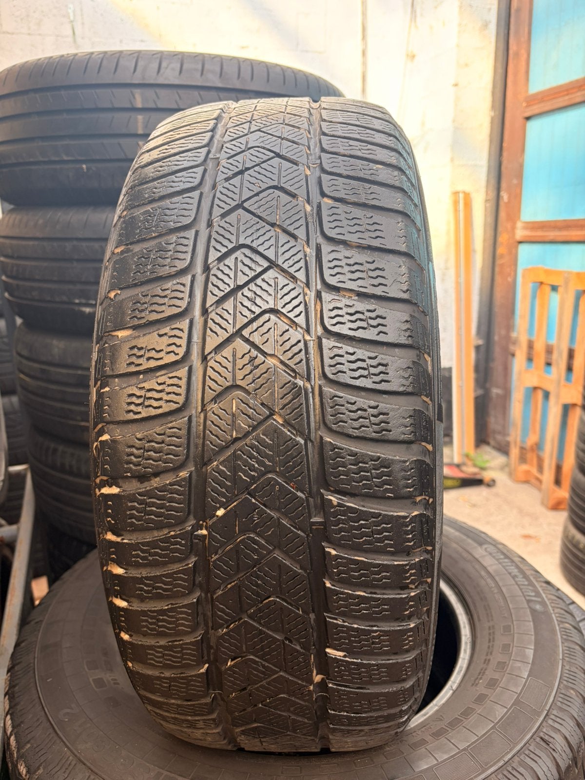 245 45r18 pirelli avec montage et équilibrage, Enlèvement, Utilisé