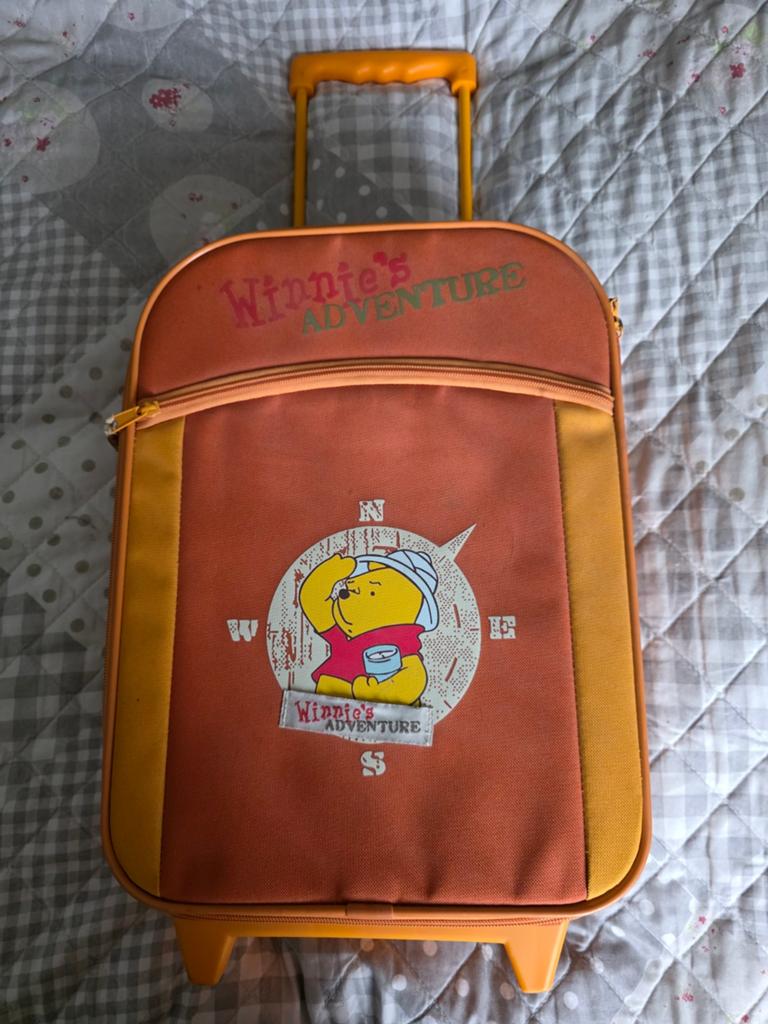 Valise de voyage pour enfants Winnie l'ourson, chariot de vo, Enlèvement, Comme neuf, Autres couleurs, Roulettes