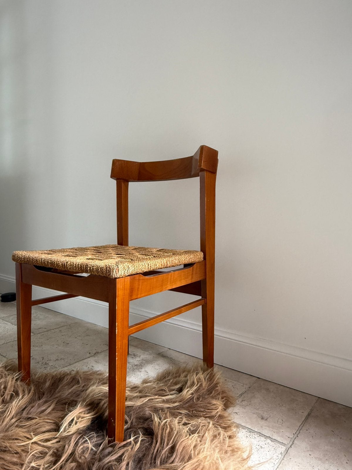 Vintage jaren 60/70 eetkamerstoelen (set van 6 stoelen), Huis en Inrichting, Ophalen, Mid-century modern jaren 60-70, Overige kleuren