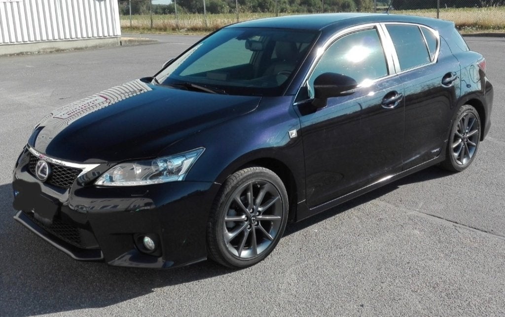 LEXUS CT200H SPORT, Auto's, Euro 5, Zwart, Zwart, Leder