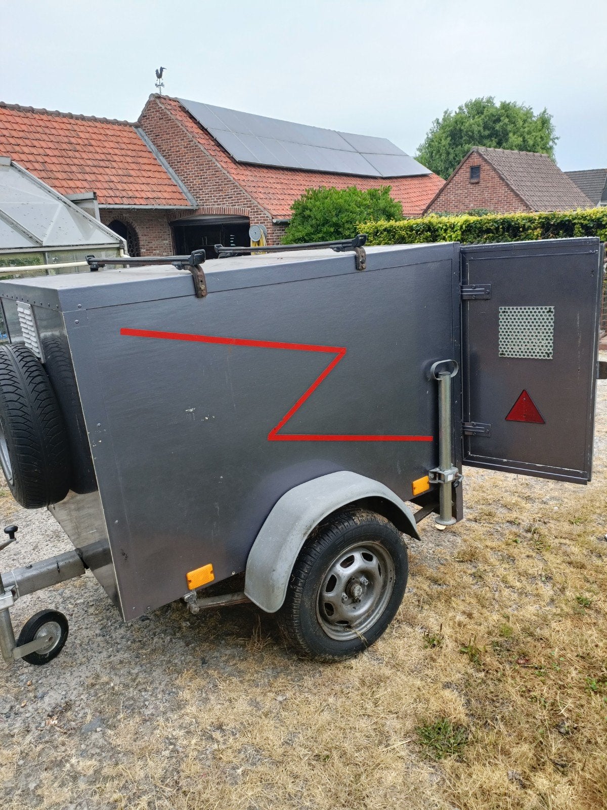 Rubberen vloer op de bodem.