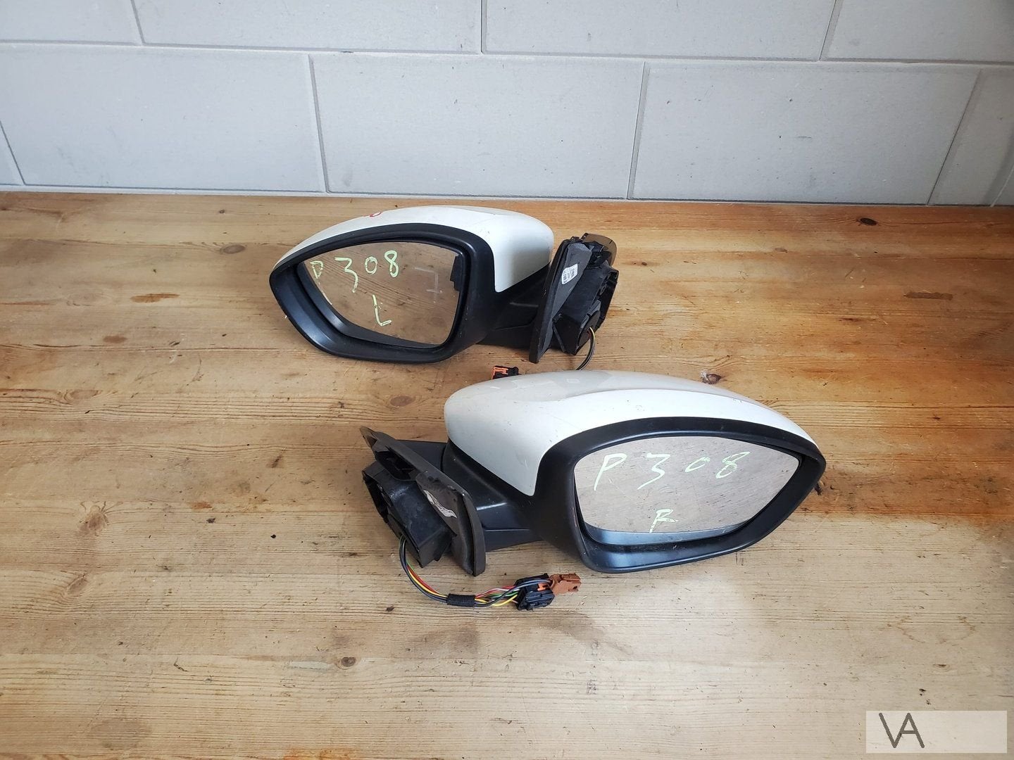 Peugeot 308 2012 - 2019 spiegel links rechts 7 draden €60, Gebruikt, -, -, Ophalen of Verzenden