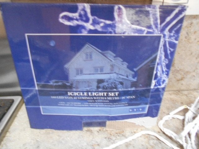 IJspegel- kerst verlichting Lumineo - 160 leds, Ophalen of Verzenden, Zo goed als nieuw