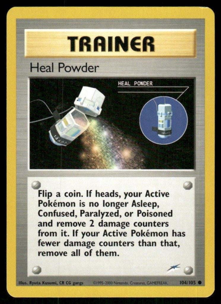 Heal Powder 104/105 - Neo Destiny, Hobby en Vrije tijd, Verzamelkaartspellen | Pokémon, Verzenden, Gebruikt