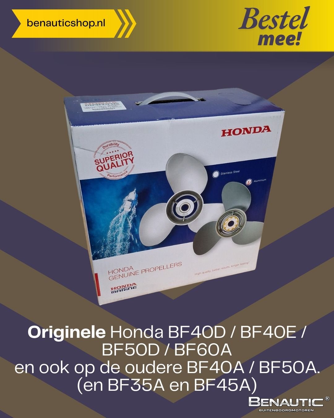 Accessoire Honda propeller 59130-ZV5-014AH 11 1/8 × 14, -, -, Nieuw, Ophalen of Verzenden